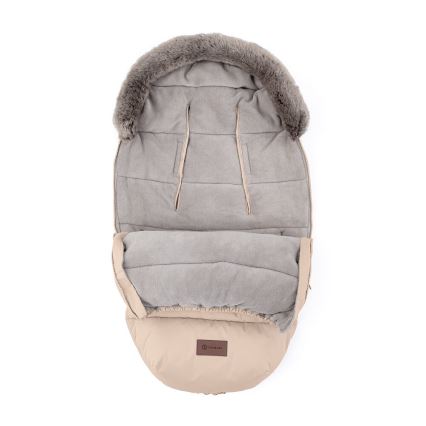 PETITE&MARS - Baby voetenzak 4in1 COMFY Roos Petal beige