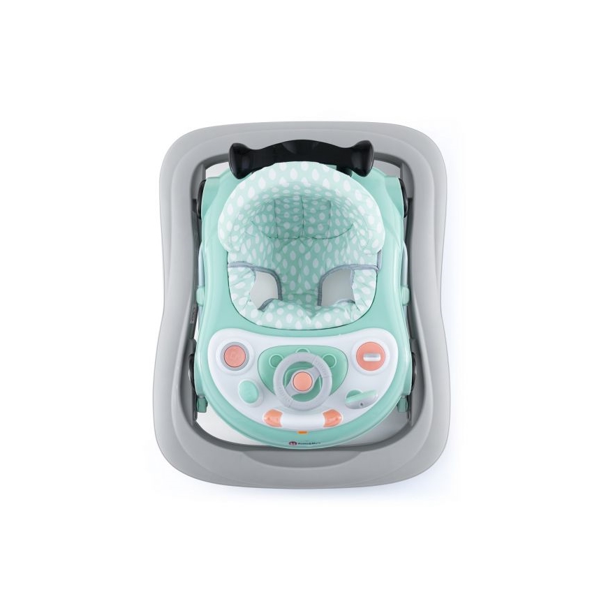 PETITE&MARS - Baby wandelaar met een melodie CABRIO 2xAA mint