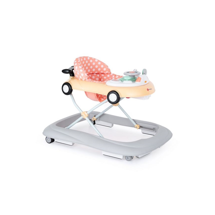 PETITE&MARS - Baby wandelaar met een melodie CABRIO 2xAA oranje