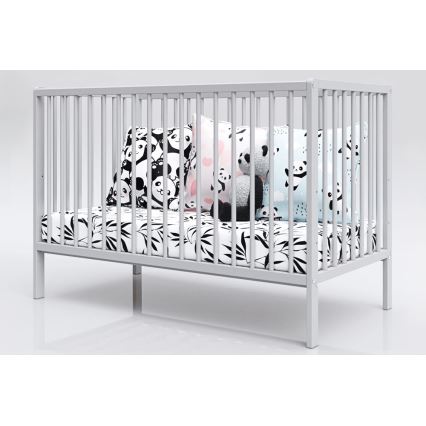 PETITE&MARS - Berceau en bois pour enfants MOONY gris