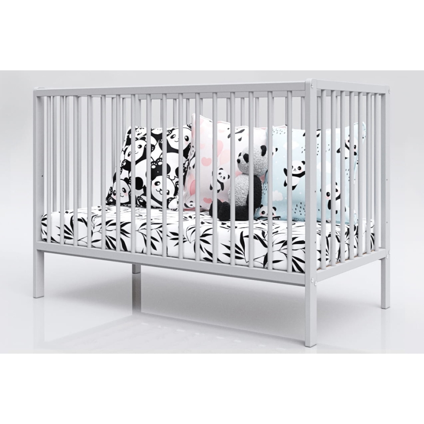 PETITE&MARS - Berceau en bois pour enfants MOONY gris
