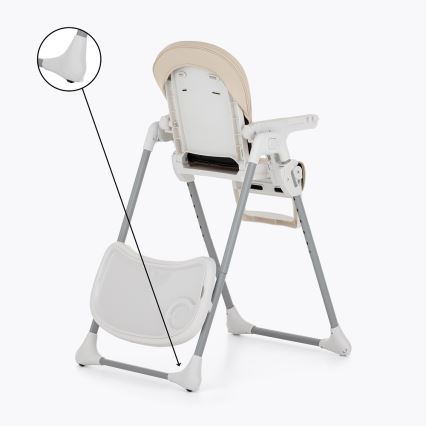 PETITE&MARS - Chaise haute pour enfant GUSTO beige