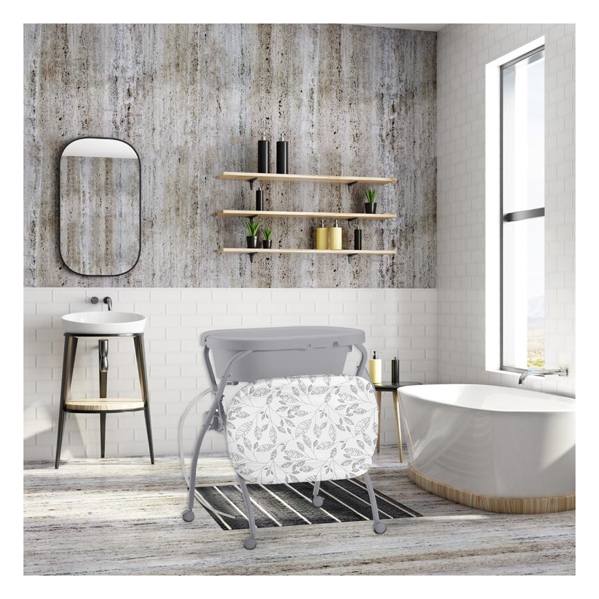 PETITE&MARS - Commode met een bad SPA 3in1 grijs