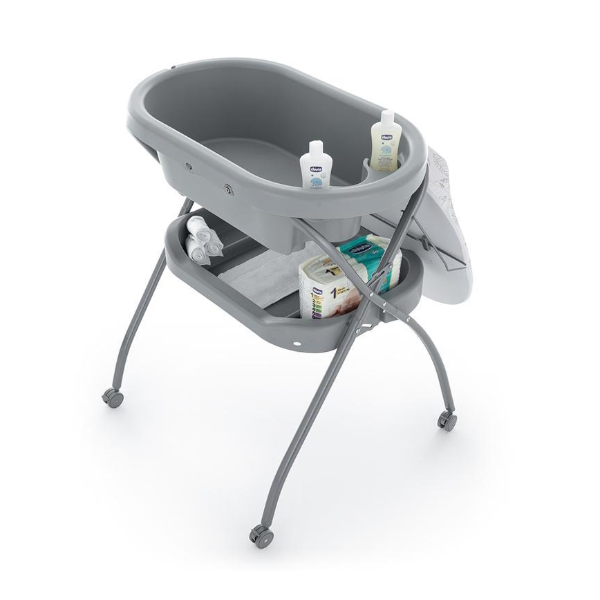 PETITE&MARS - Commode met een bad SPA 3in1 grijs