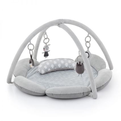 PETITE&MARS - Couverture d'enfant pour le jeu 3v1 CLOUD gris clair