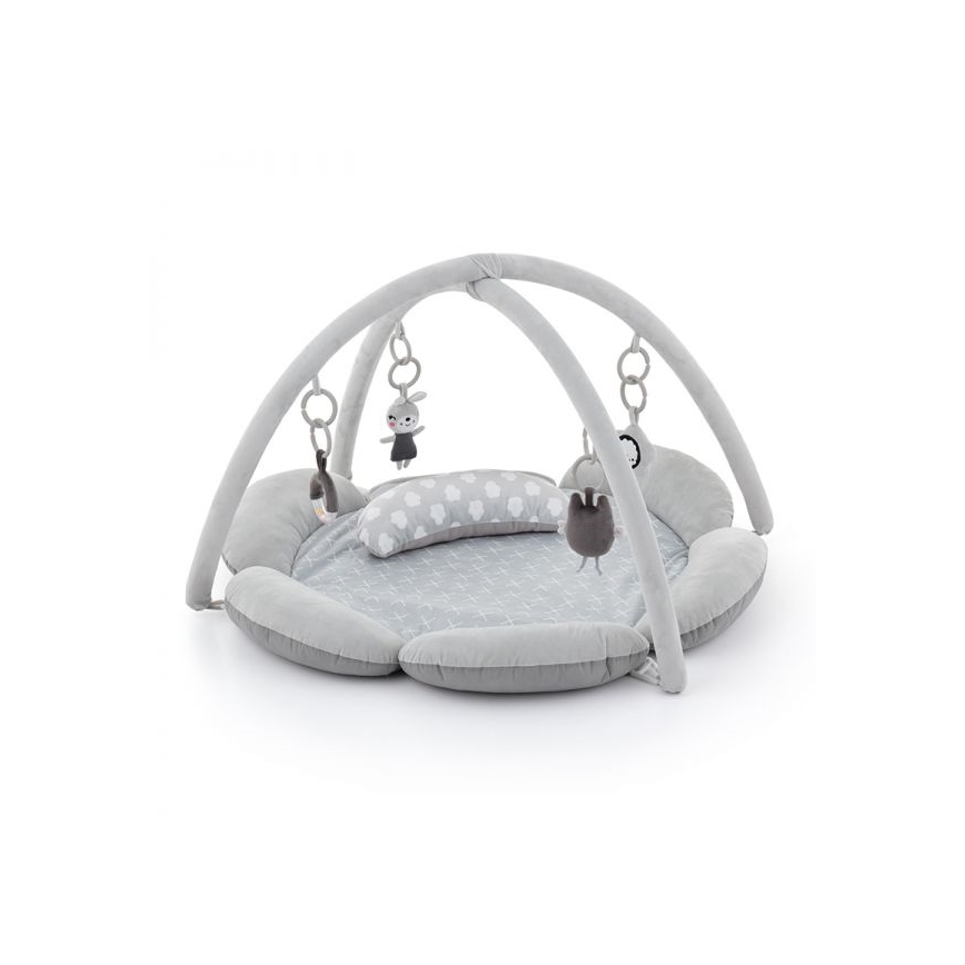 PETITE&MARS - Couverture d'enfant pour le jeu 3v1 CLOUD gris clair