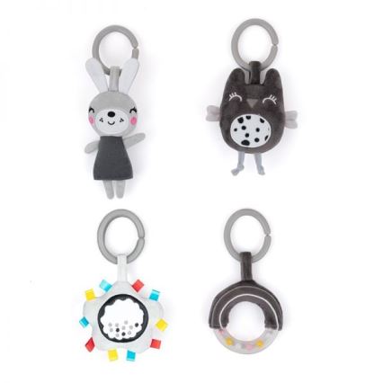 PETITE&MARS - Couverture d'enfant pour le jeu 3v1 CLOUD gris clair