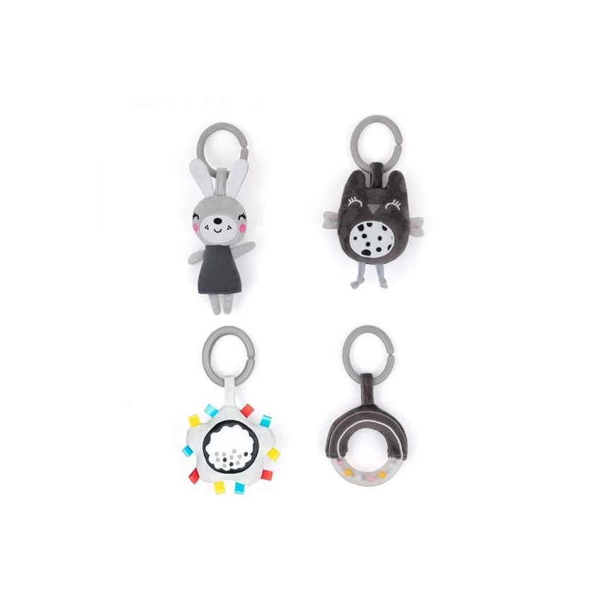 PETITE&MARS - Couverture d'enfant pour le jeu 3v1 CLOUD gris clair