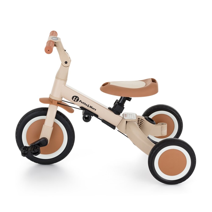 PETITE&MARS - Driewieler voor kinderen 5in1 TURBO Desert Sand