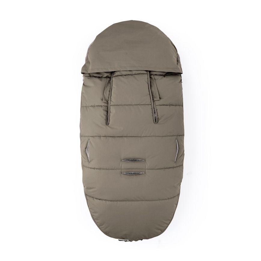 PETITE&MARS - ENSEMBLE Chancelière bébé 4 en 1 COMFY + manchons pour poussette FURRY Mocha Mousse