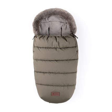 PETITE&MARS - ENSEMBLE Chancelière bébé 4 en 1 COMFY + manchons pour poussette FURRY Mocha Mousse