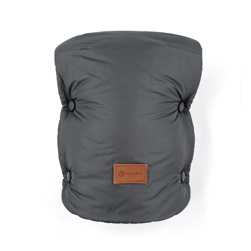 PETITE&MARS - Handwarmers voor een Kinderwagen ASIE grijs