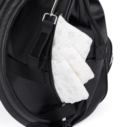 PETITE&MARS - Luiertas rugzak voor kinderwagen JASPER zwart