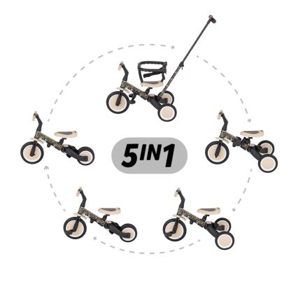 PETITE&MARS - Kinderdriewieler 5-in-1 TURBO LIMITED City Beat