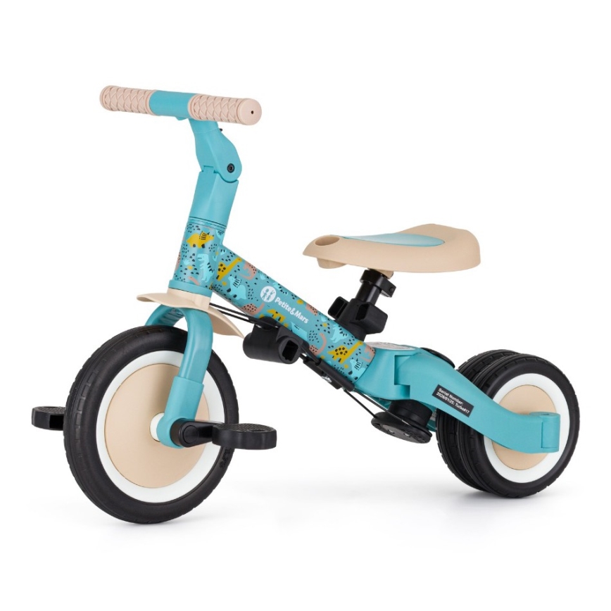 PETITE&MARS - Kinderdriewieler 5-in-1 TURBO LIMITED Dino Park