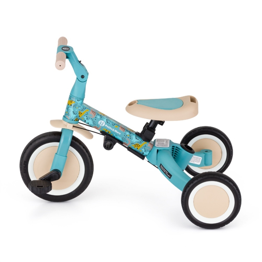 PETITE&MARS - Kinderdriewieler 5-in-1 TURBO LIMITED Dino Park