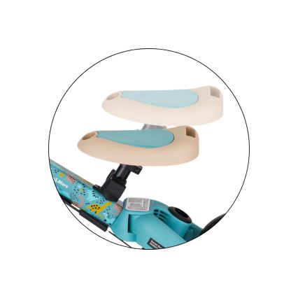PETITE&MARS - Kinderdriewieler 5-in-1 TURBO LIMITED Dino Park