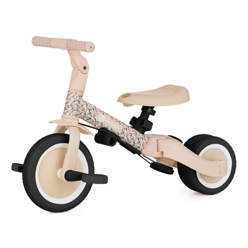 PETITE&MARS - Kinderdriewieler 5-in-1 TURBO LIMITED Pink Meadow