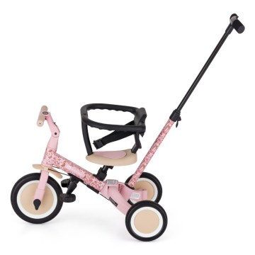 PETITE&MARS - Kinderdriewieler 5-in-1 TURBO LIMITED Rosy Wilderness