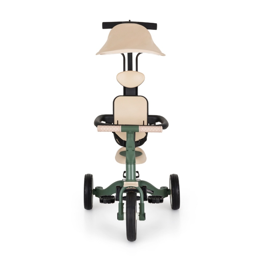 PETITE&MARS - Kinderdriewieler 5-in-1 TURBO PLUS Mistgroen