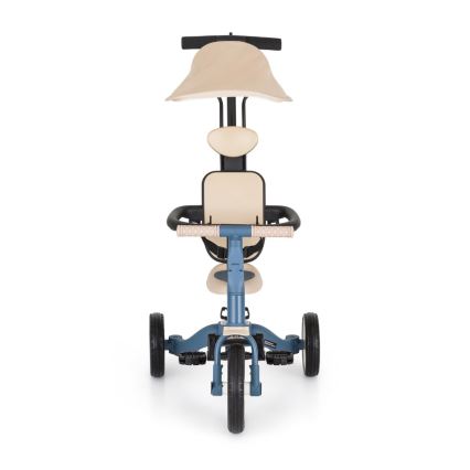 PETITE&MARS - Kinderdriewieler 5-in-1 TURBO PLUS Oceaanblauw