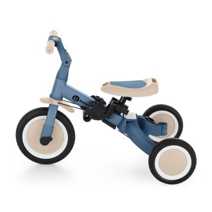PETITE&MARS - Kinderdriewieler 5-in-1 TURBO PLUS Oceaanblauw