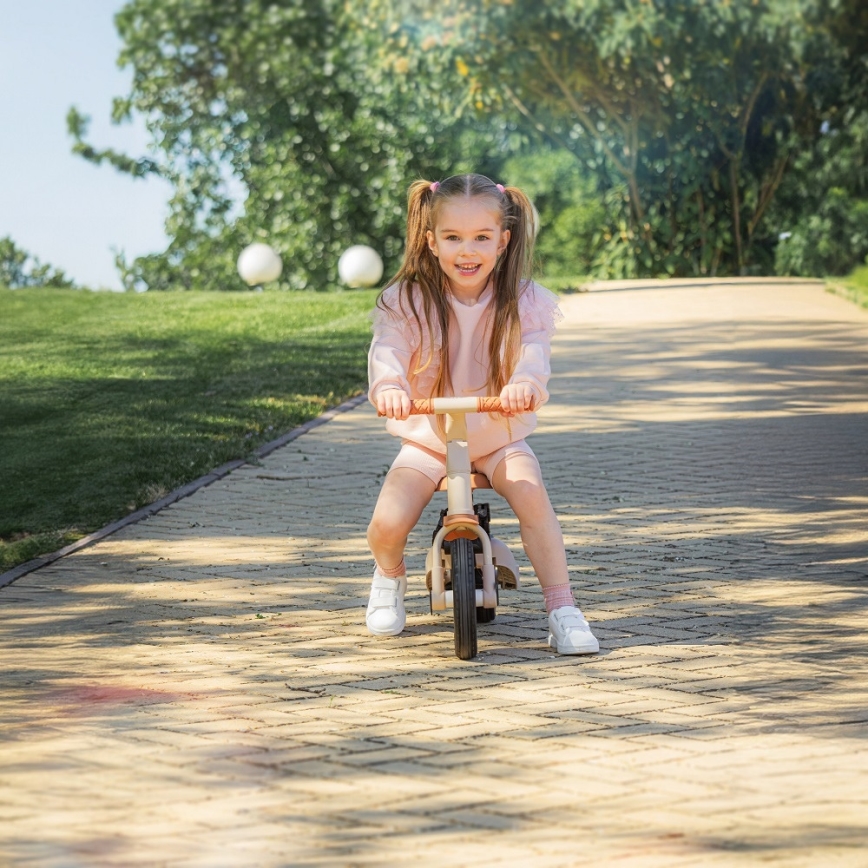 PETITE&MARS - Kinderdriewieler 5-in-1 TURBO PLUS Woestijnzand