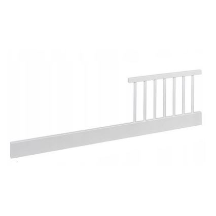 PETITE&MARS - Lit bébé + barrière de sécurité NELA BEECH 120x60 cm blanc/hêtre