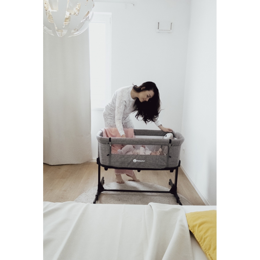 PETITE&MARS - Lit d'enfant NEXTIE gris foncé