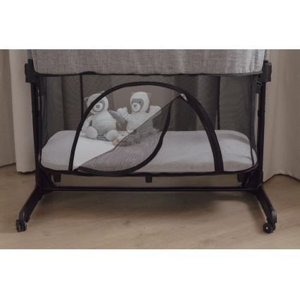 PETITE&MARS - Lit d'enfant NEXTIE gris foncé