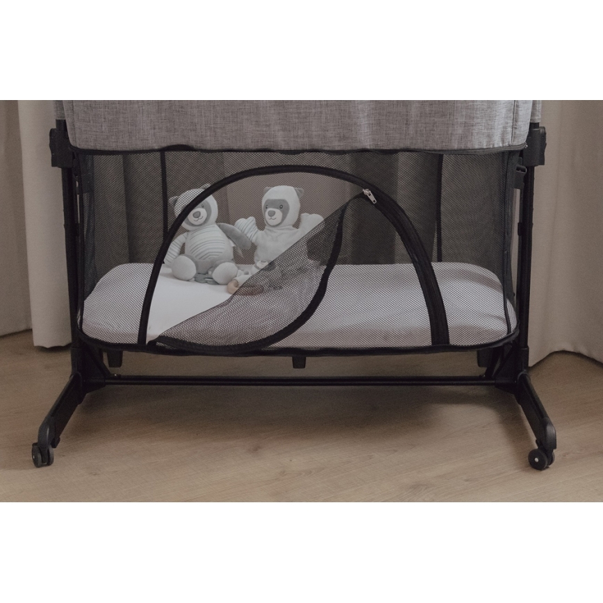 PETITE&MARS - Lit d'enfant NEXTIE gris foncé