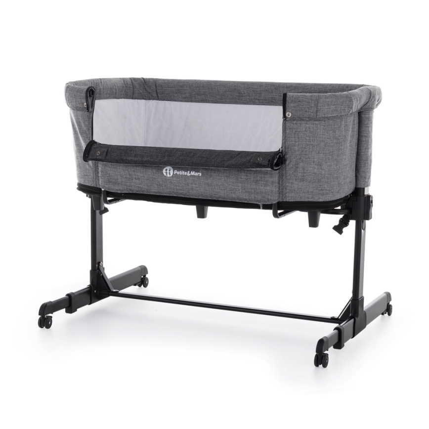 PETITE&MARS - Lit d'enfant NEXTIE gris foncé