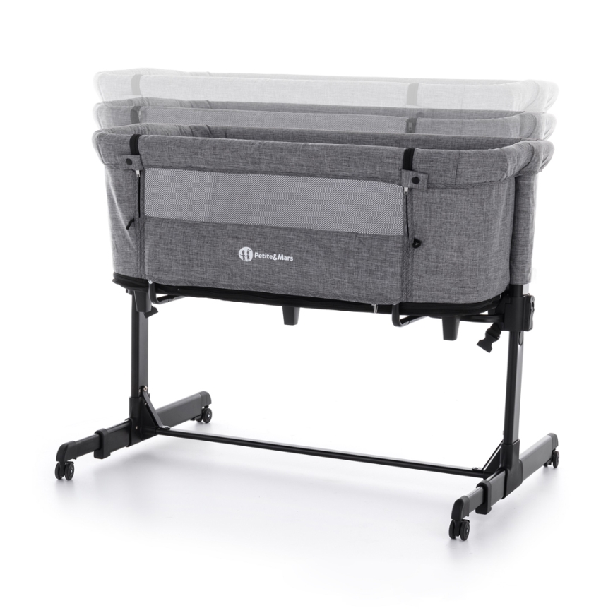PETITE&MARS - Lit d'enfant NEXTIE gris foncé