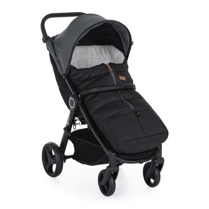 PETITE&MARS - LOT Chancelière bébé 3en1 JIBOT + manchons pour poussette JASIE blanc