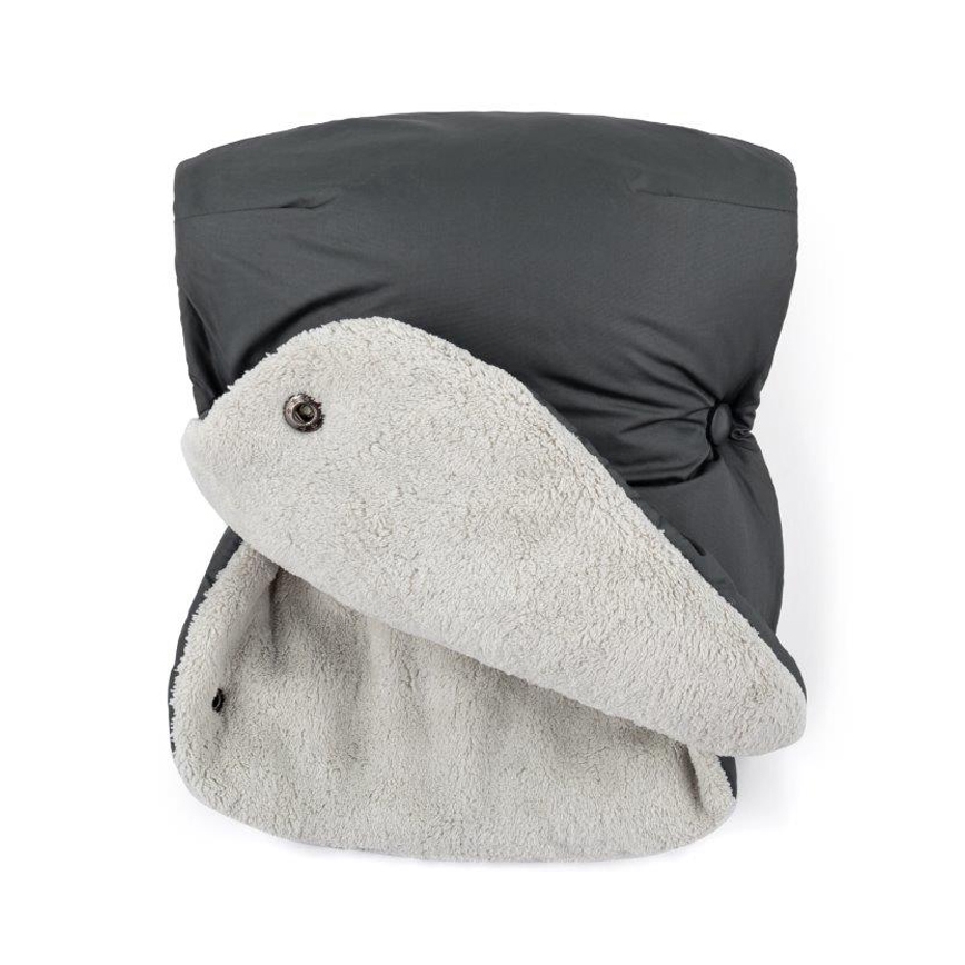 PETITE&MARS - LOT Chancelière bébé 3en1 JIBOT + manchons pour poussette JASIE gris