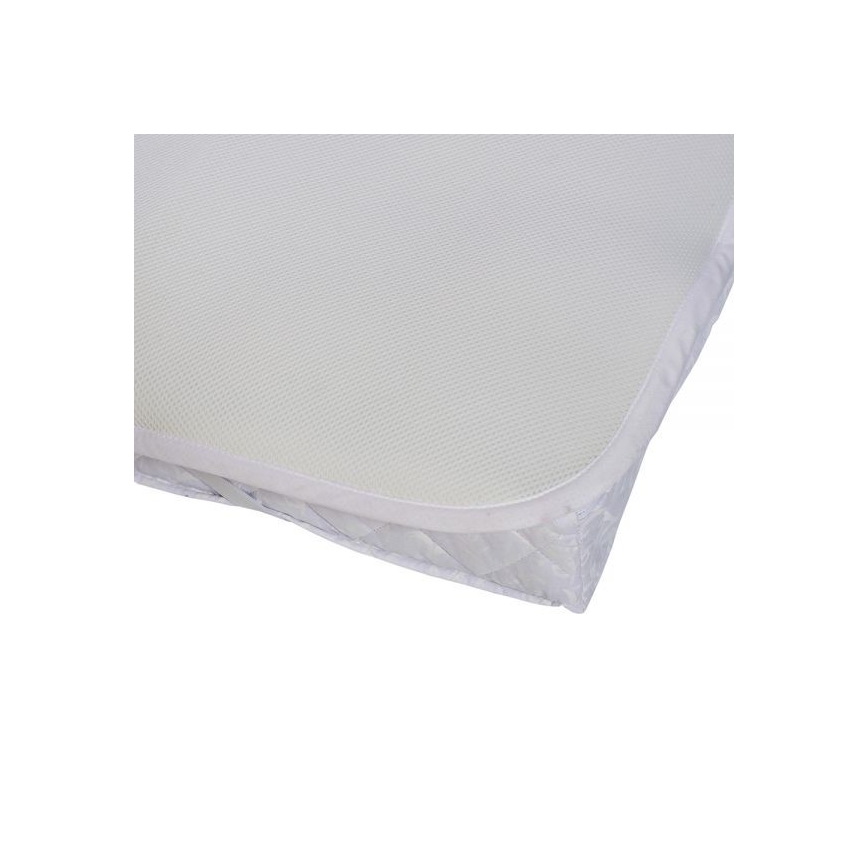 PETITE&MARS - Matrasbeschermer AERODRY 120x60 cm ademend wit