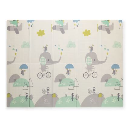 PETITE&MARS - Opvouwbaar speelkleed CAMPY ELEPHANT&CITY