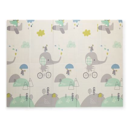 PETITE&MARS - Opvouwbaar speelkleed CAMPY ELEPHANT&CITY