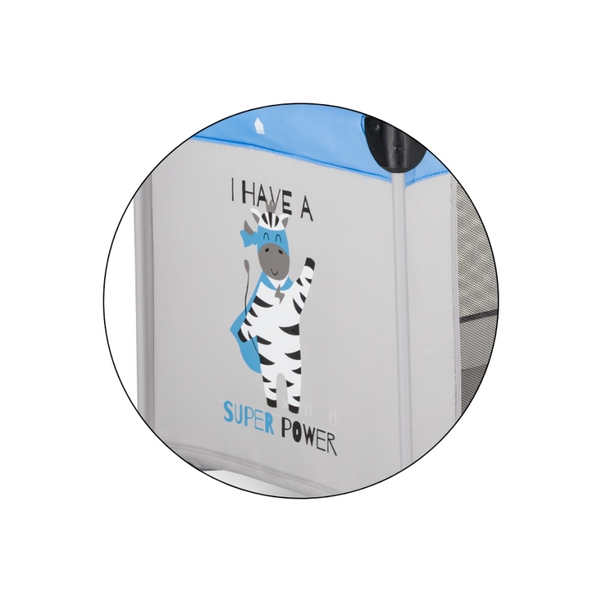 PETITE&MARS - Reisbedje KOOT Zebra Super Power