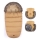 PETITE&MARS - SET Baby voetenzak 4in1 COMFY + stroller hand muffs FURRY Elegant Caramel