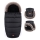 PETITE&MARS - SET Baby voetenzak 4in1 COMFY + stroller hand muffs FURRY Forever Black