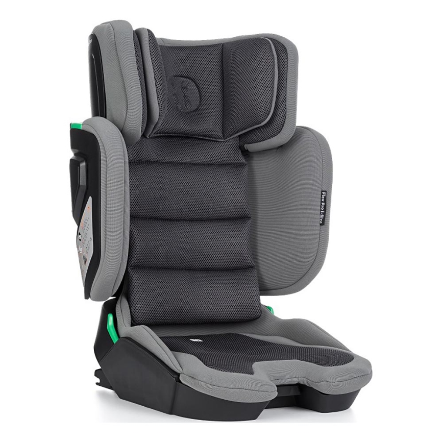 PETITE&MARS - Siège auto FLEX PRO i-Taille 100-150 cm (15-36 kg) gris