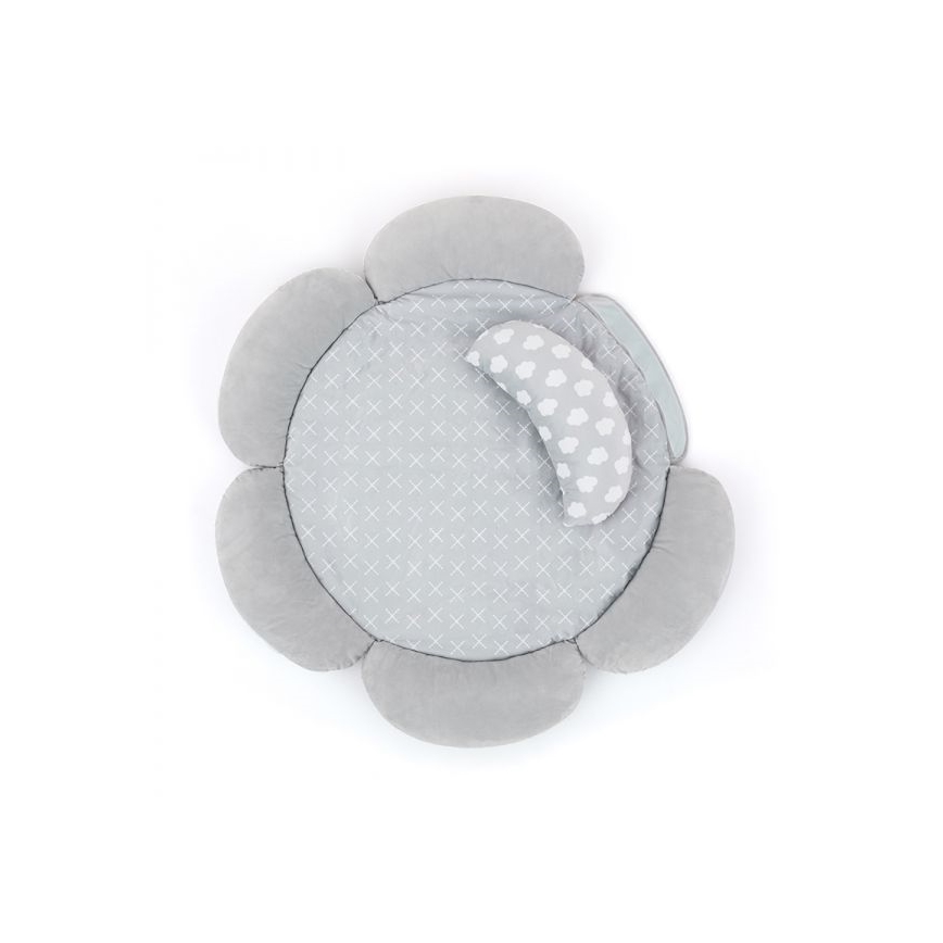 PETITE&MARS - Speelkussen voor Kinderen 3v1 CLOUD licht grijs