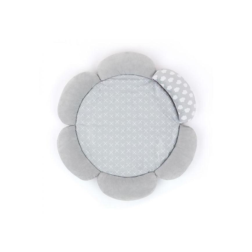 PETITE&MARS - Speelkussen voor Kinderen 3v1 CLOUD licht grijs