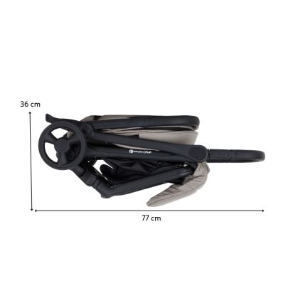 PETITE&MARS - Sportieve kinderwagen FLIP Platinum Grey