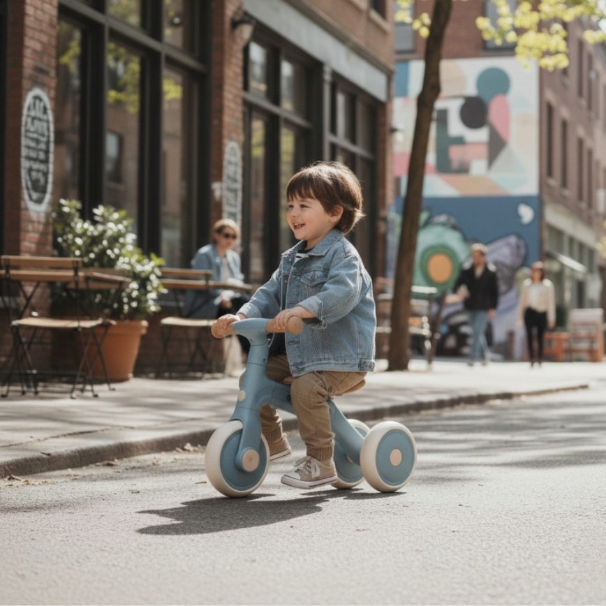 PETITE&MARS - Tricycle 3-en-1 BINGO Stering Blue