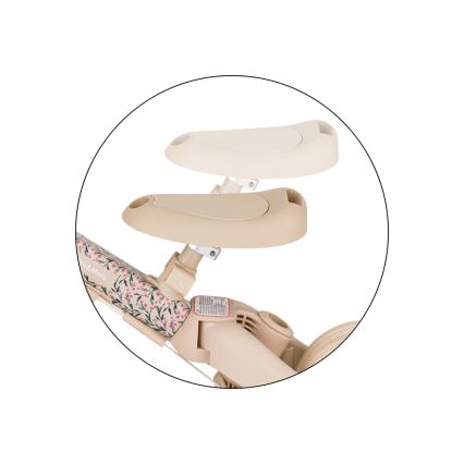 PETITE&MARS - Tricycle 5 en 1 pour enfant TURBO LIMITED Prairie Rose