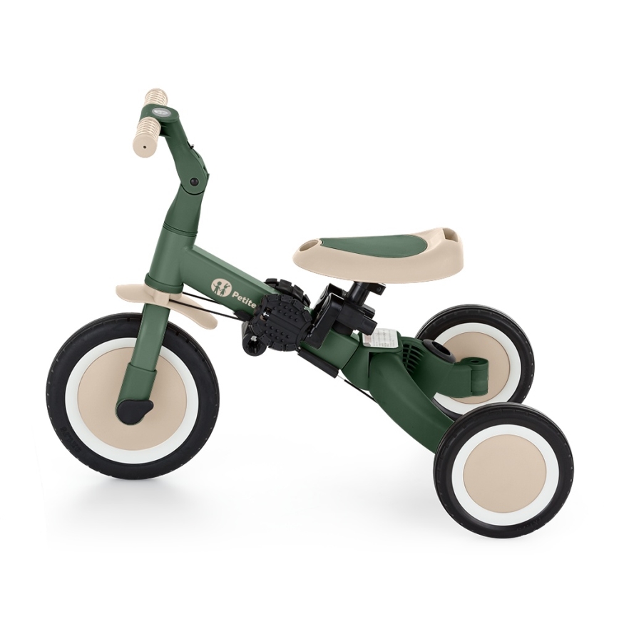 PETITE&MARS - Tricycle convertible 5-en-1 pour enfant TURBO PLUS Vert brumeux