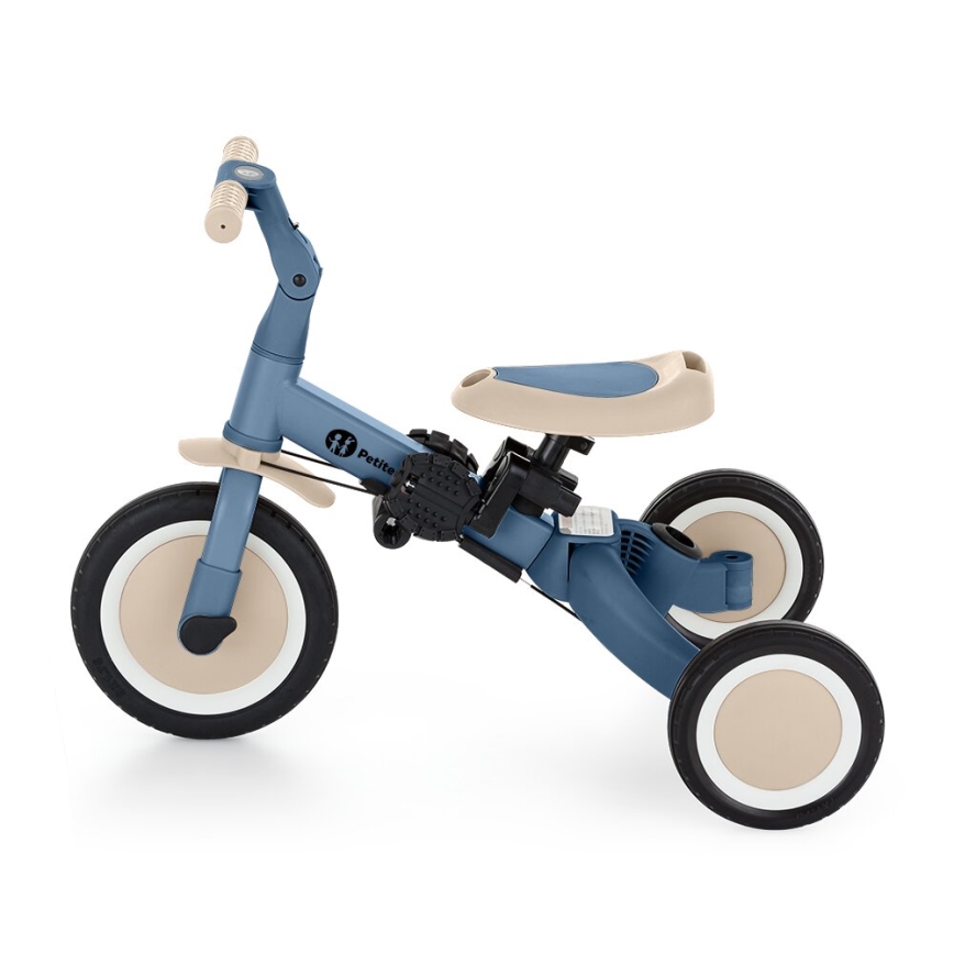 PETITE&MARS - Tricycle enfant 5en1 TURBO Bleu océan