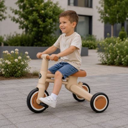PETITE&MARS - Tricycle évolutif 4 en 1 DRIFT Desert Sand